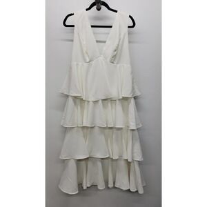 chiffon tiered mini dress Chiffon Tiered Mini Dress in Black-white